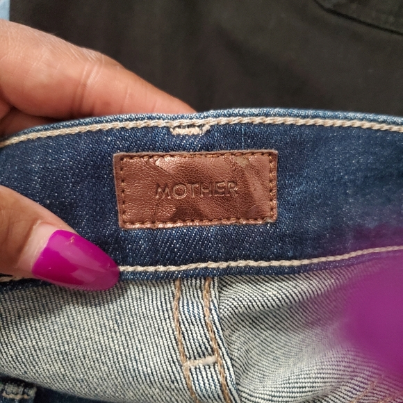 MOTHER The Weekender Fray Flare Jeans | Blue Wash | Size 25 | - Picture 6 of 9